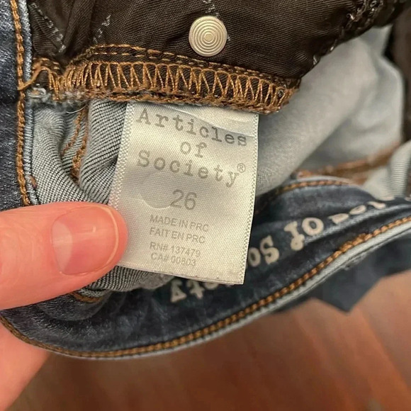 articles of society jeans 5350PL-162 color odessa size 26 - Picture 4 of 6